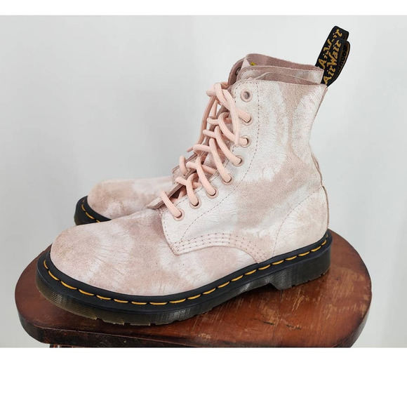 Dr. Martens 1460 Pascal Tie-Dye Suede Boot Size US 6 EU 37 - Picture 6 of 11